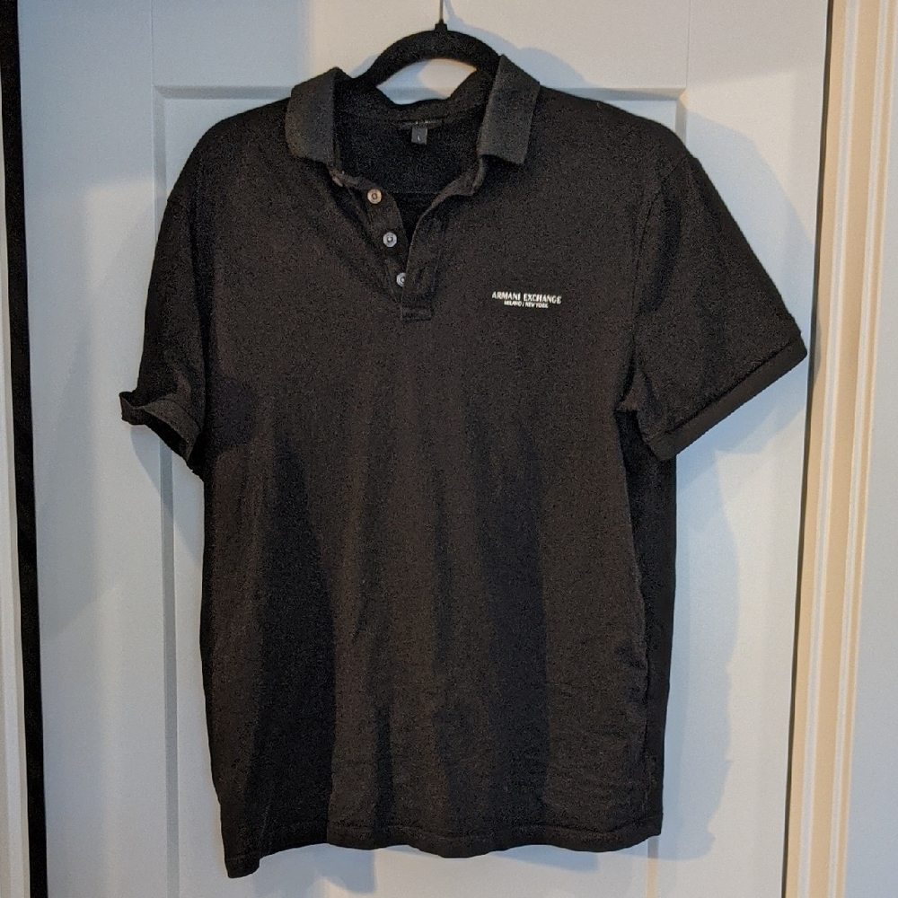 Armani Exchange Men's Dark Polo Shirt